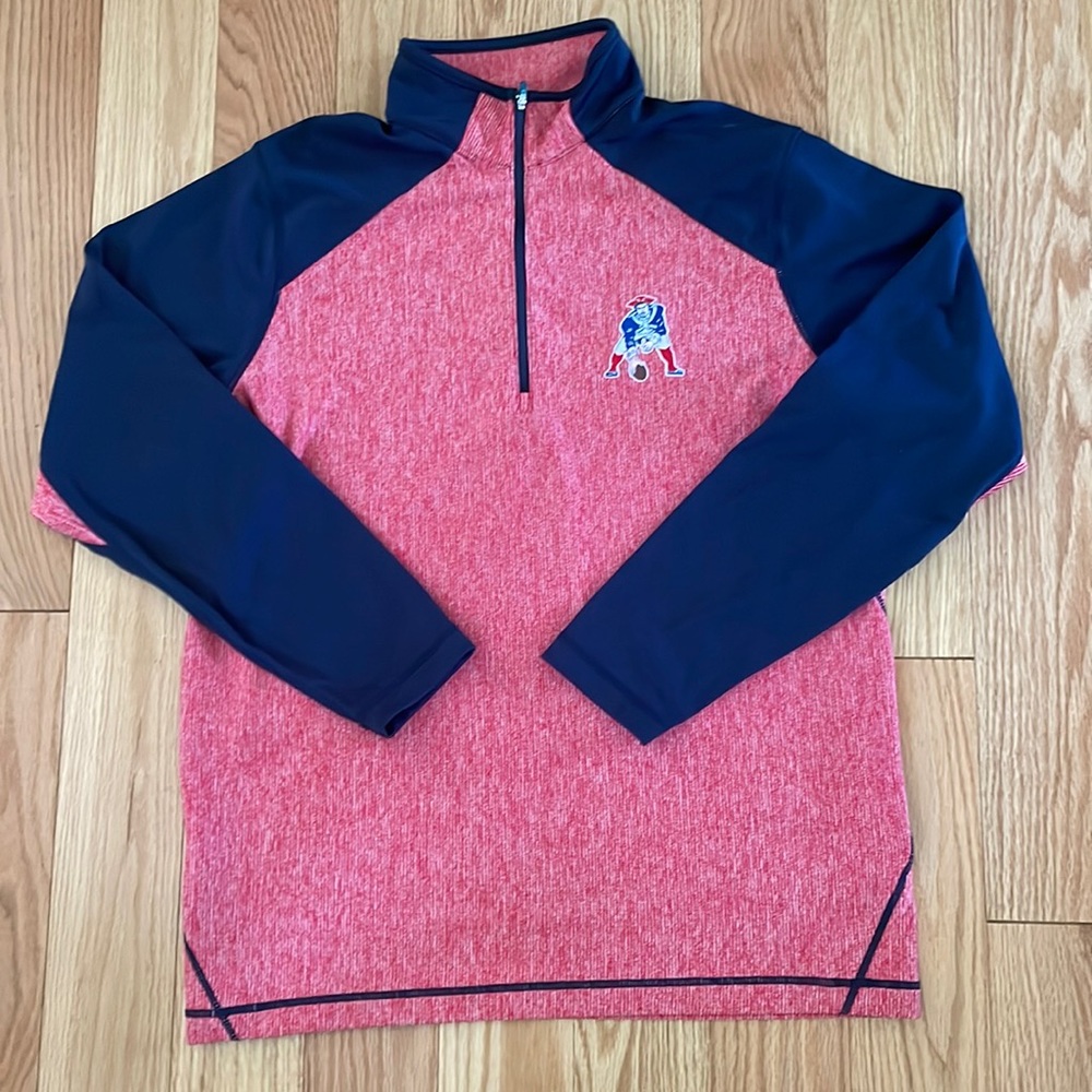 Patriots half zip sweatshirt